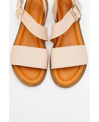 Forever & Always Shoes Majesty Leather Sandal (Women)