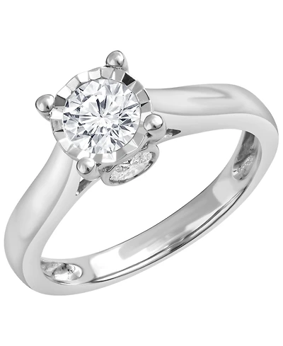 Macy's Certified Diamond Ring (1 ct. t.w.) in 14K White Gold