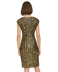 Tommy Hilfiger Petite Foil Print Sheath Dress