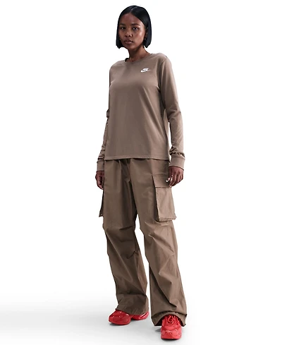 Nike Sportswear Club Women's Cotton Long-Sleeve T-Shirt