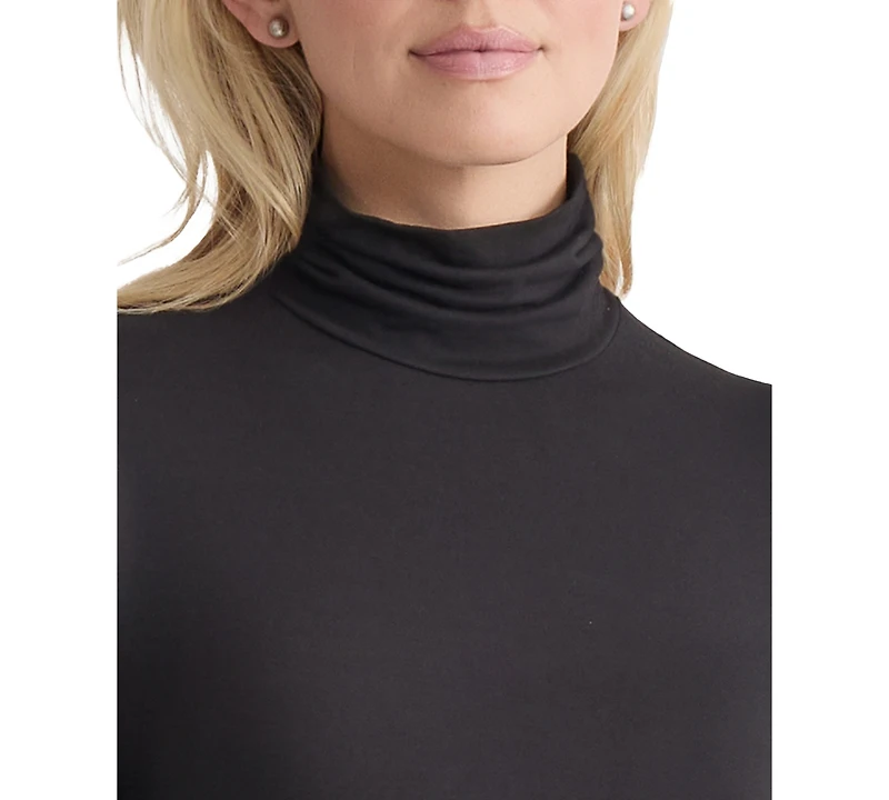 Jones New York Women's Long Sleeve Turtle Neck Top