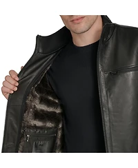 Andrew Marc Black Label Men's Skeld Leather Jacket