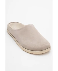 Forever & Always Shoes Space Leather Slide Sandal (Women)