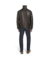 Andrew Marc Black Label Men's Skeld Leather Jacket