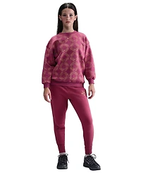 Nike Girls 7-16 Oversized Fleece Crewneck Sweatshirt