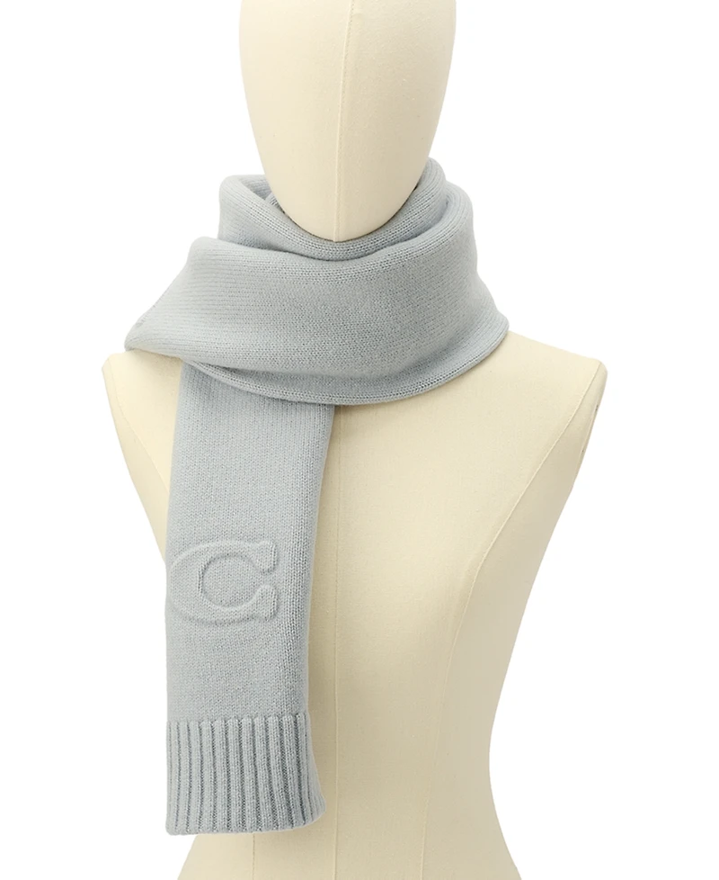 Coach Women's Embossed Knit Muffler