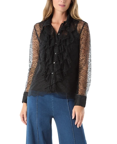 Dee Ocleppo Women's Erynn Lace Button Front Top