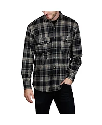 Tailorbyrd Men's Super Soft Plaid Sweater Shirt