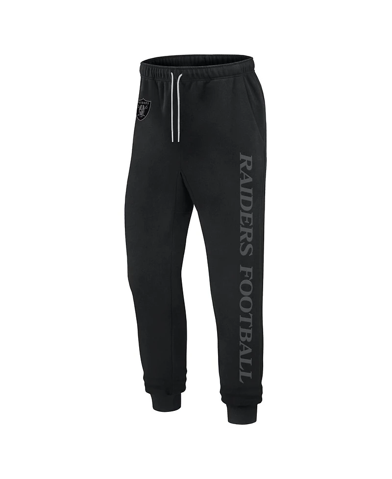 Fanatics Men's and Women's Black Las Vegas Raiders Elements Phenom Fleece Jogger Pants