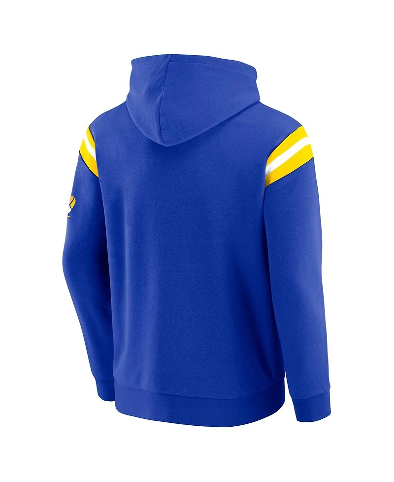 Darius Rucker Collection by Fanatics Men's Royal Los Angeles Rams Football Washed Pullover Hoodie