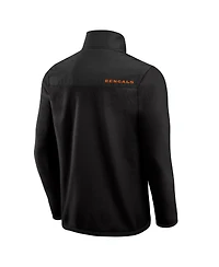 Darius Rucker Collection by Fanatics Men's Black Cincinnati Bengals Colorblock Polar Fleece Full-Zip Jacket