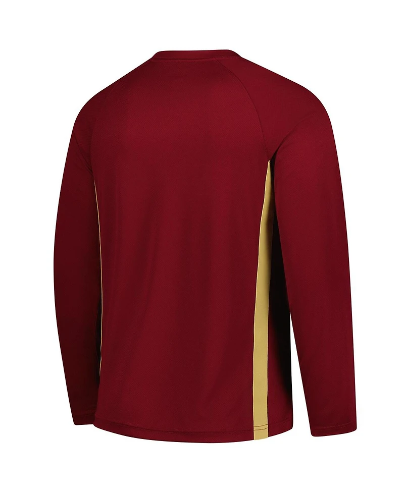 Nike Men's Wine Cleveland Cavaliers 2025/26 Authentic Pre-Game Legend Dri-fit Long Sleeve Shooting Shirt