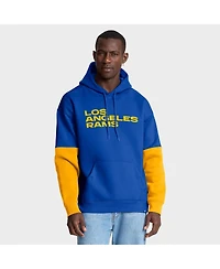 Fanatics Men's Royal Los Angeles Rams Helmet Pullover Hoodie