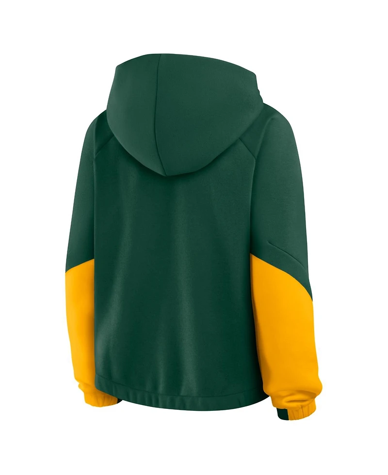 Fanatics Women's Green Bay Packers Oversized Redzone Bubble Screen Pullover Hoodie