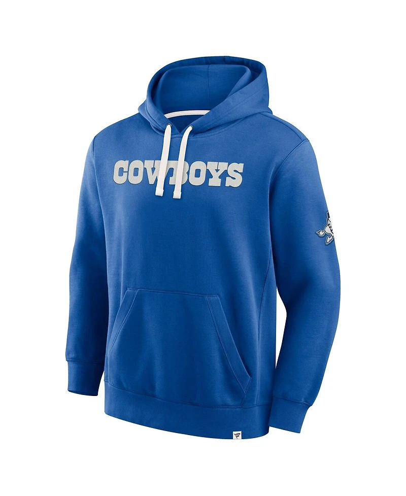 Fanatics Men's Royal Dallas Cowboys New Horizons Heritage Pullover Hoodie