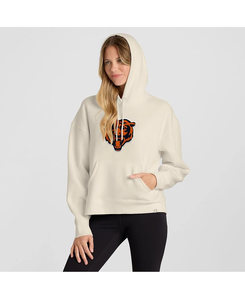 Fanatics Women's Cream Chicago Bears Dove Legacy Pullover Hoodie