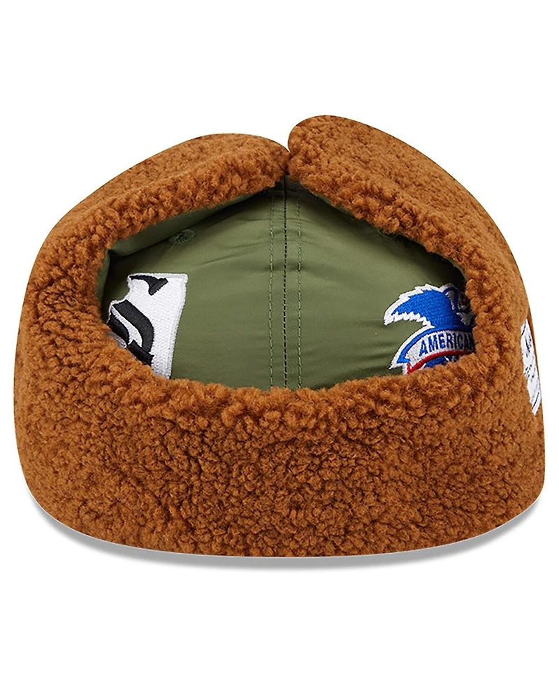 New Era x Alpha Industries Men's Olive Chicago White Sox Dog Ear 59FIFTY Fitted Hat