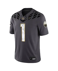 Nike Men's 1 Anthracite Oregon Ducks Shoe Duck Game Jersey