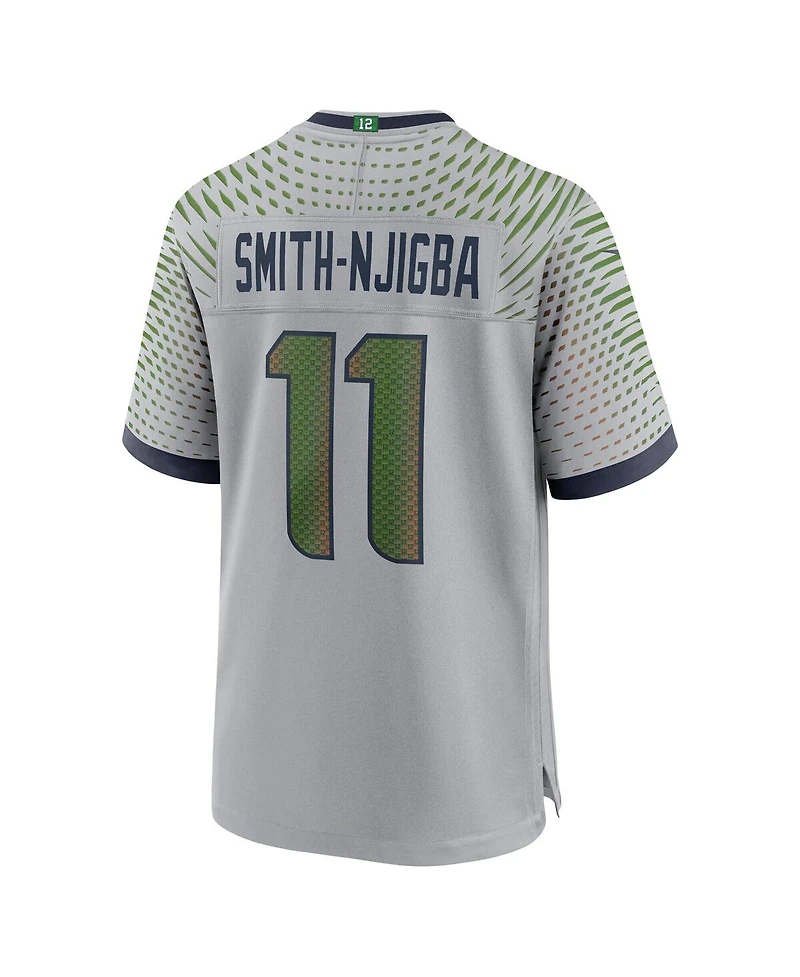 Nike Men's Jaxon Smith-Njigba Wolf Gray Seattle Seahawks 2025 Rivalries Collection Game Jersey