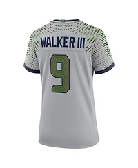 Nike Women's Kenneth Walker Iii Wolf Gray Seattle Seahawks 2025 Rivalries Collection Game Jersey