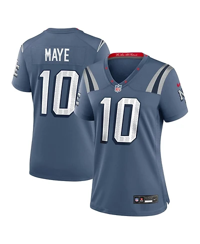 Nike Women's Drake Maye Storm Blue New England Patriots 2025 Rivalries Collection Game Jersey