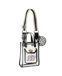 Wear by Erin Andrews Lsu Tigers Clear Stadium Crossbody Purse with Coin Pouch