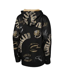 Outerstuff Big Boys and Girls Black Cleveland Cavaliers Moving Violation Hoodie