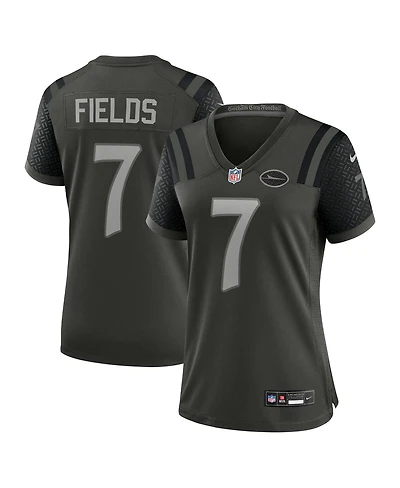 Nike Women's Justin Fields Gotham Green New York Jets 2025 Rivalries Collection Game Jersey