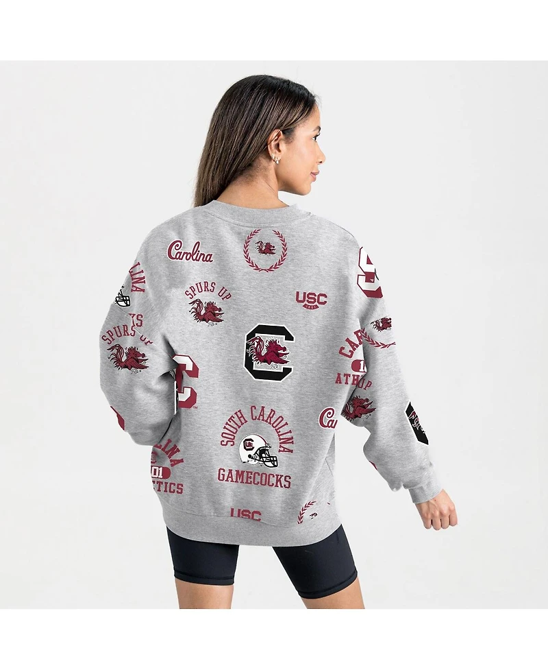 Gameday Couture Women's Gray South Carolina Gamecocks Always on Repeat Fleece Sweatshirt