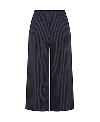 City Chic Women's Karla Pinstripe Wide Leg Pant
