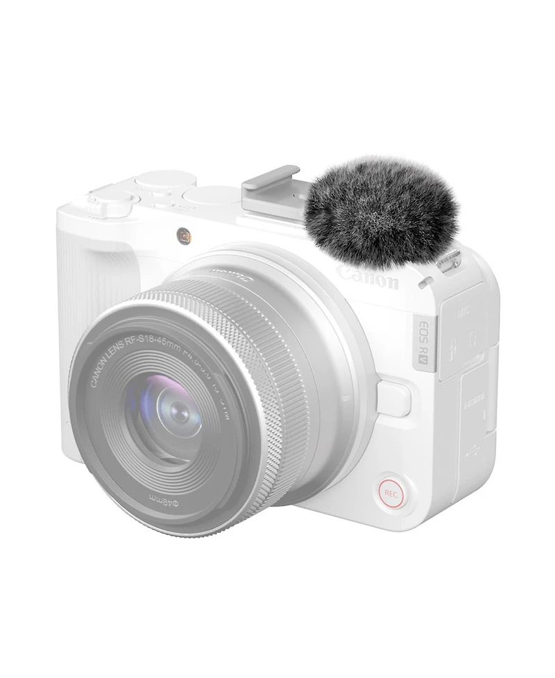 SmallRig Furry Windscreen for Canon Eos R50 V Camera, 2-Pack