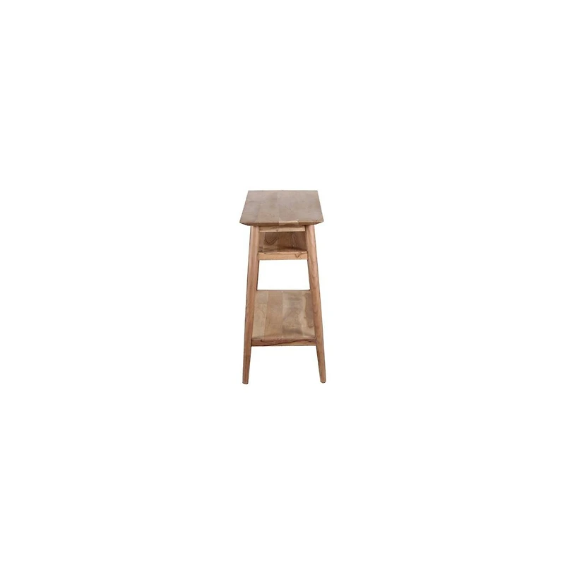 Porter Designs Portola Solid Acacia Wood Console Table, Natural