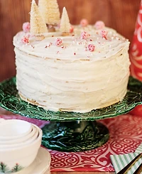 Vietri Lastra Figural Cake Stand