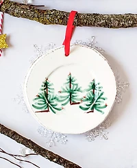Vietri Lastra Holiday Round Ornament