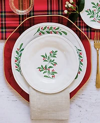 Vietri Aria Holiday Dinner Plate