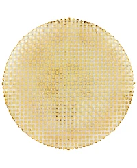 Vietri Rufolo Basketweave Large Round Platter