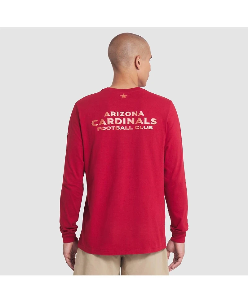Nike Men's Red Arizona Cardinals 2025 Rivalries Collection Essential Long Sleeve T-Shirt