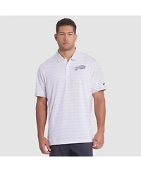 Nike Men's White Buffalo Bills 2025 Rivalries Collection Sideline Victory Striped Dri-fit Polo Shirt