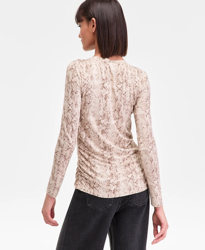 I.n.c. International Concepts Women's Long-Sleeve Knit Top, Macy's Exclusive