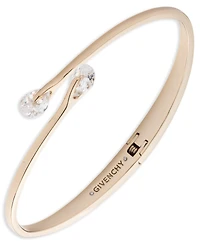 Givenchy Cubic Zirconia Stone Gold-Tone Cuff Bracelet