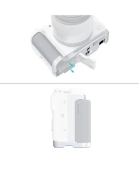SmallRig L-Shape Mount Plate with Silicone Handle for Canon Eos R50 V Camera, White