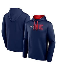 Logo Athletic Men's Navy New England Patriots Head Start Pullover Hoodie