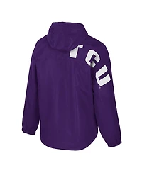 Colosseum Men's Purple Tcu Horned Frogs Reloaded Anorak Half-Zip Jacket