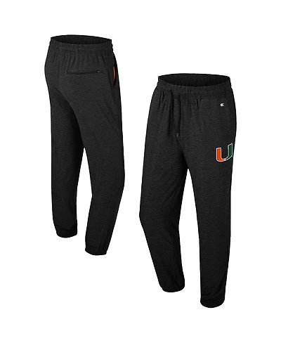 Colosseum Men's Black Miami Hurricanes Revolution Jogger Pants