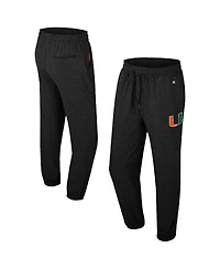 Colosseum Men's Black Miami Hurricanes Revolution Jogger Pants