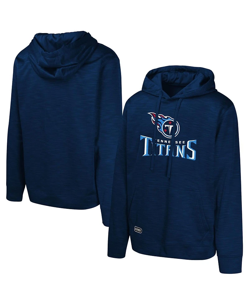 Outerstuff Men's Navy Tennessee Titans Streak Fleece Pullover Hoodie