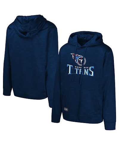 Outerstuff Men's Navy Tennessee Titans Streak Fleece Pullover Hoodie