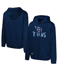 Outerstuff Men's Navy Tennessee Titans Streak Fleece Pullover Hoodie