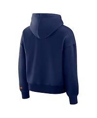 Fanatics Women's Navy Chicago Bears Legacy Fleece Pullover Hoodie