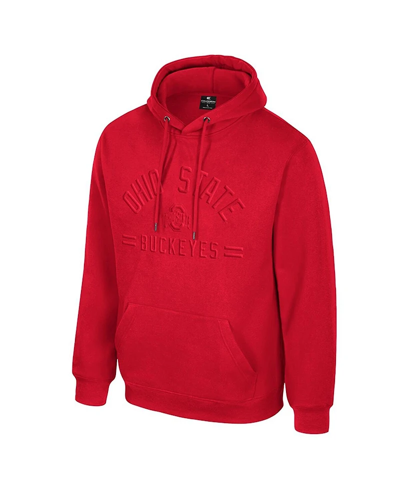 Colosseum Men's Scarlet Ohio State Buckeyes New Member Hoodie